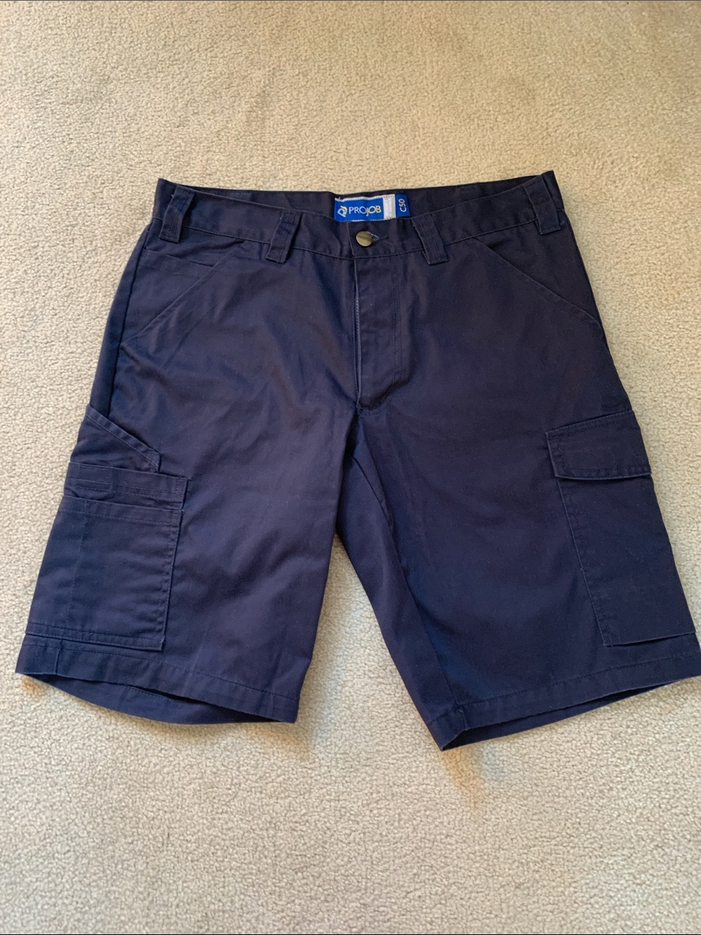 ProJob Men's Navy Cargo Shorts